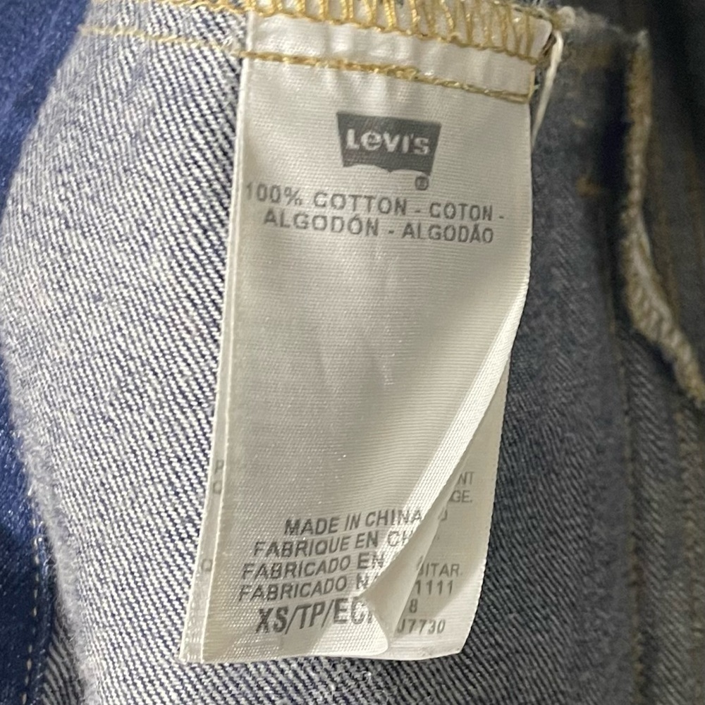 𝅺levi’s Trucker Jacket size XS - Picture 4 of 6